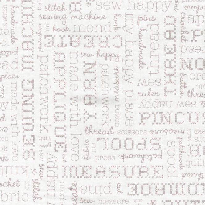 Hovedbilde Stitch creme med tekst