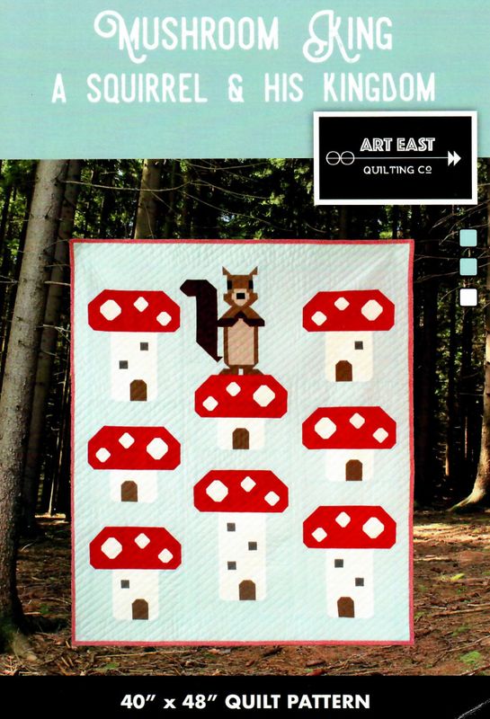 Mushroom king quiltemønster