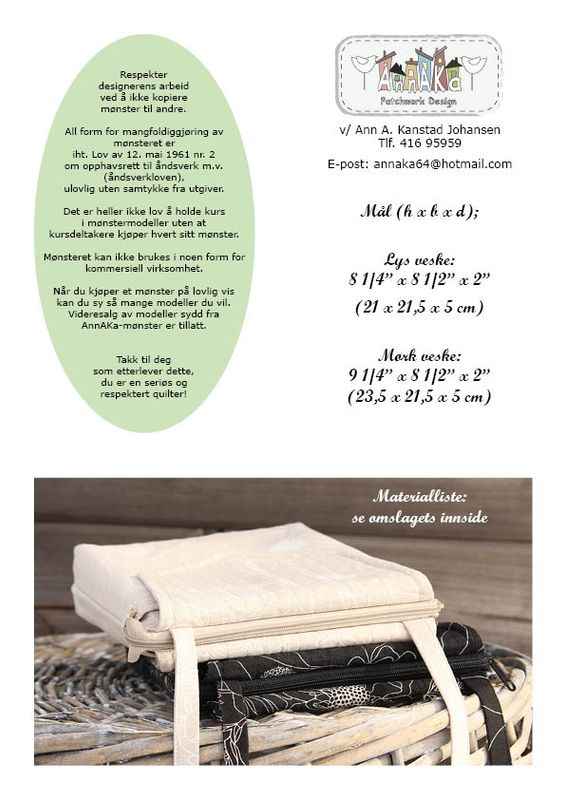 AnnAKa, Liten skulderveske