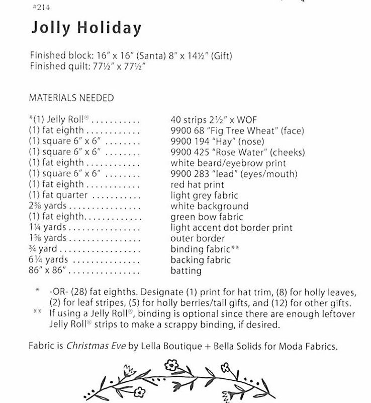 Jolly Holiday mønster