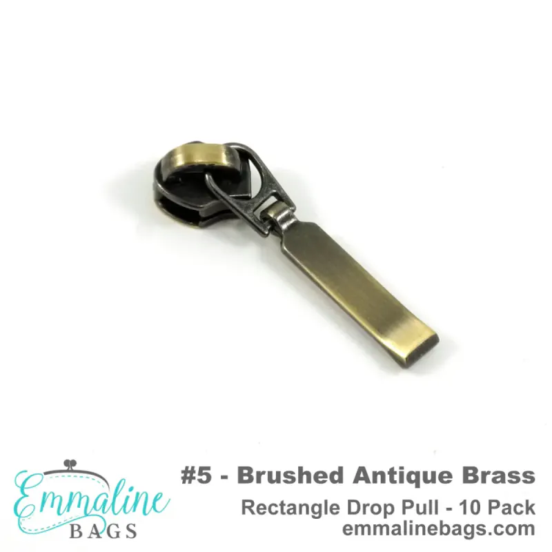 Emmaline glidelås glidere #5 antikk