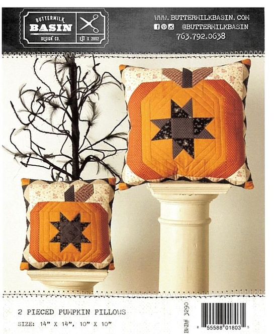 Hovedbilde Pieced pumpkin pillows mønster