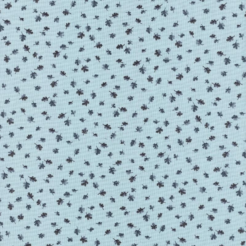 Tiny delight, lyseblå med små blader