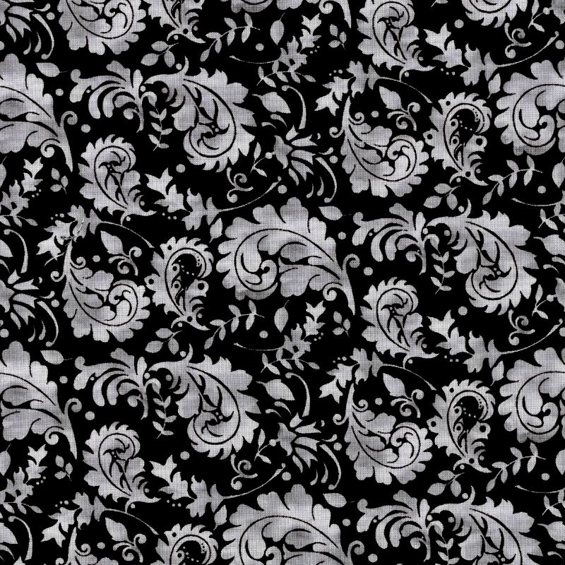 Misty morning, grått på sort