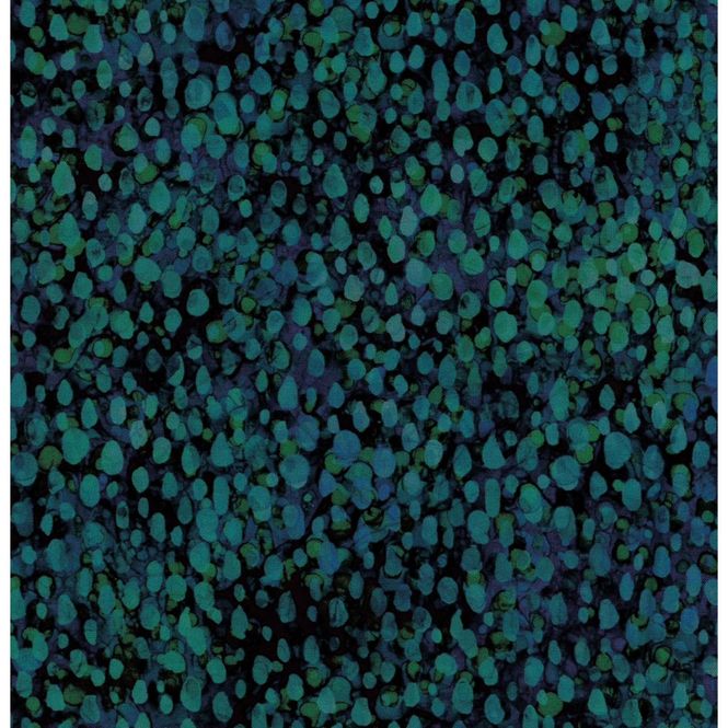 Hovedbilde Mørkeblå med grønt/turkis mønster